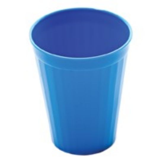 Picture of POLYCARB FLUTED TUMBLER 7oz BLUE (12)