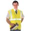 Picture of HIVIS VEST 1 BAND LARGE/XLARGE YELLOW