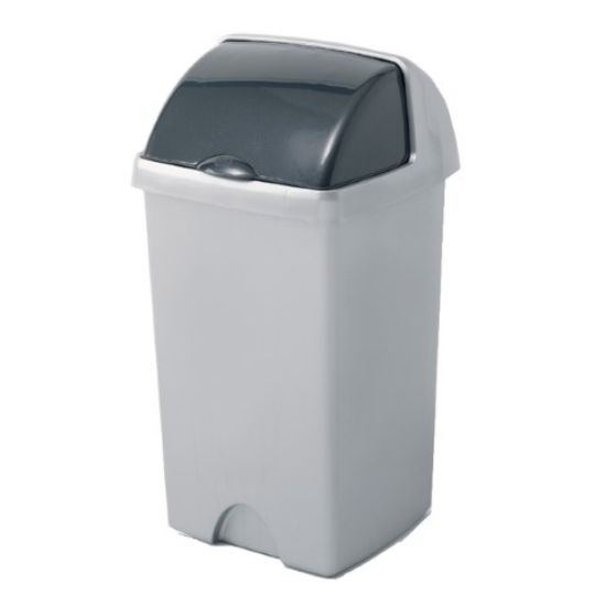 Picture of ADDIS ROLL TOP BIN 24L METALLIC