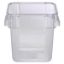 Picture of POLYCARBONATE 3.8LTR SQUARE FOOD STORAGE CONTAINER WITH ETCHED MEASUREMENTS