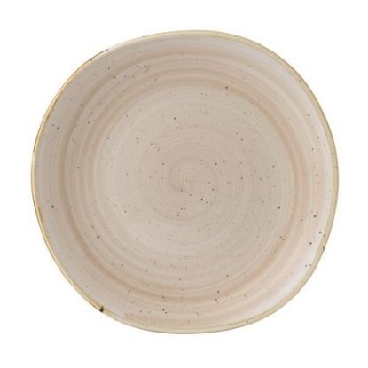 Picture of STONECAST NUTMEG CREAM ORGANIC ROUND PLATE 10.375" (12)