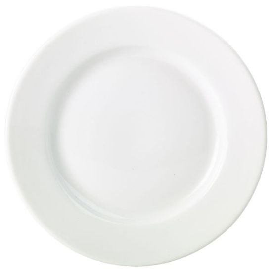 Picture of GENWARE PORCELAIN WHITE CLASSIC WINGED PLATE 19CM 7.5" (6)