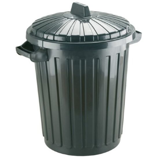 Picture of STANDARD REFUSE BIN PLASTIC 90LTR 70X53X51CM 