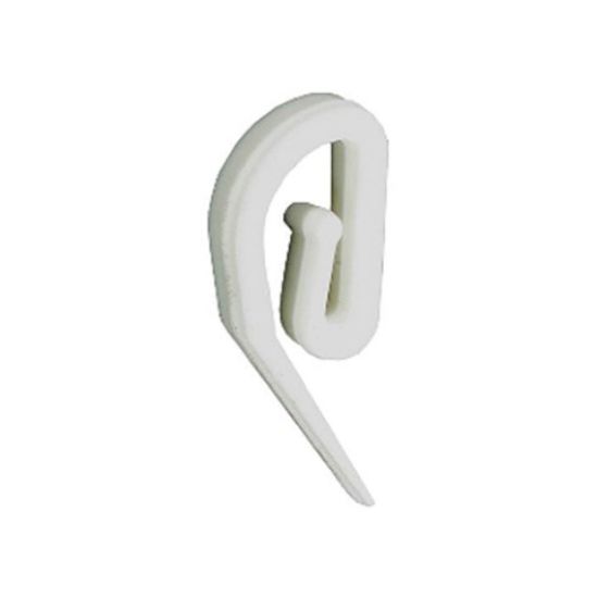 Picture of PLASTIC CURTAIN HOOKS WHITE (10)