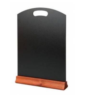 Picture of A3 HAND HELD MENU BOARD MAHOGANY BASE 460 X 297mm