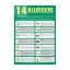 Picture of FOOD ALLERGEN GUIDE FOR CATERING STAFF A3 STICKER