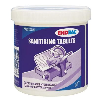 Picture of ENDBAC SANITISING TABLETS (230 IN A TUB) **LQ** (SINGLE)