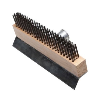 Picture of PIZZA OVEN BRUSH WITH SCRAPER (NO HANDLE)