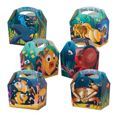 Picture of UNDER THE SEA KRAFT FOOD BOX 152x100x102mm (250)