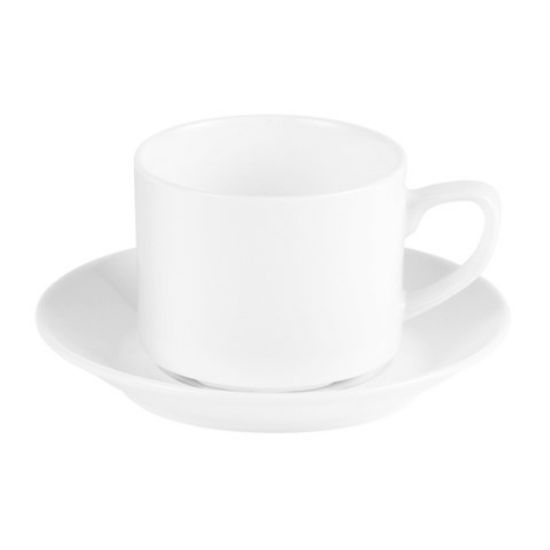 Picture of CONNOISSEUR SAUCER BONE CHINA 5.9"/15cm (CASE OF 6)