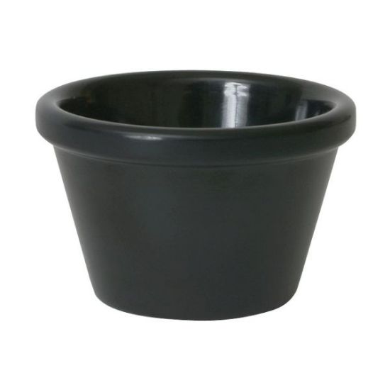 Picture of MELAMINE RAMEKIN SMOOTH 3oz BLACK