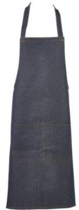 Picture of UNWASHED DENIM BIB APRON 70x100cm