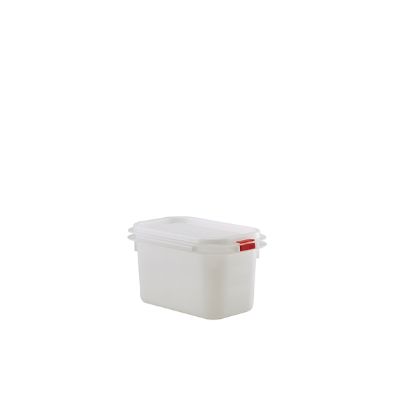 Picture of GENWARE POLYPROPYLENE GASTRONORM CONTAINER GN 1/9 100MM 1.1LTR