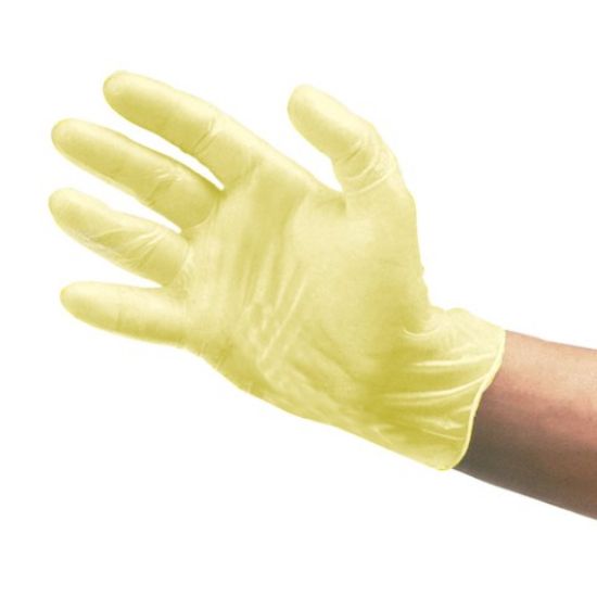 Picture of JANGRO LATEX DISPOSABLE GLOVES POWDER FREE MEDIUM (PACK OF 100)