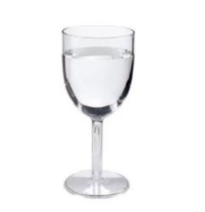 Picture of CLARITY POLYCARBON WINE GLASS CE MARKED 125/175/250ML TO LINE 300ML TO BRIM (12)