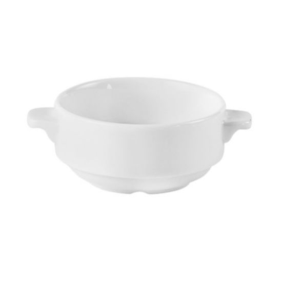 Picture of PORCELITE LUGGED SOUP CUP 10oz (CASE OF 6)