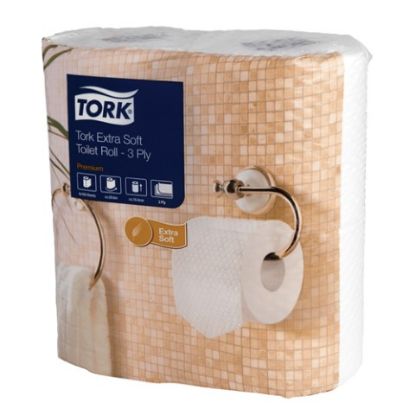 Picture of TORK EXTRA SOFT TOILET ROLL 3PLY 170sht (40)