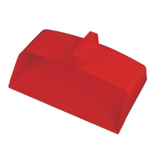 Picture of WIDE ENCLOSED PLASTIC DUSTPAN 12" RED