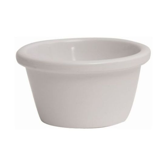 Picture of MELAMINE RAMEKIN SMOOTH 3oz WHITE