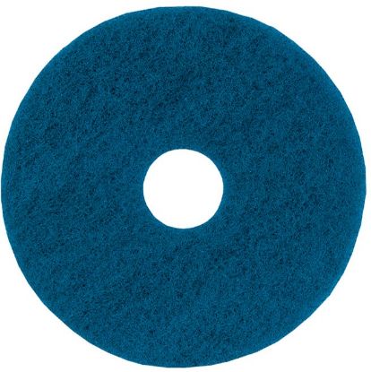 Picture of ABRASIVE CLEANING FLOORPAD BLUE 19"