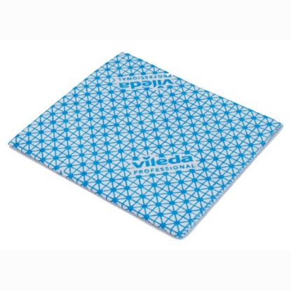 Picture of VILEDA MED WEIGHT CLOTH BLUE (PACK OF 10)