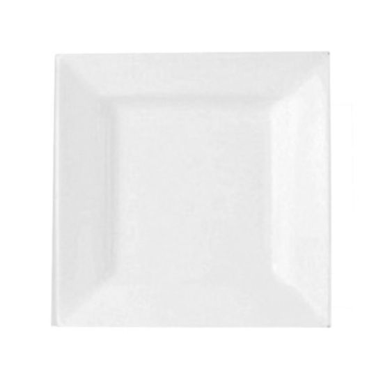 Picture of PORCELITE FLAT SQUARE PLATE 21cm (CASE OF 6)