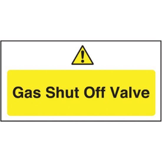 Picture of GAS SHUT OFF VALVE S/A 100X200 YELLOW & WHITE