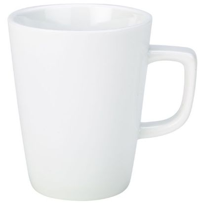 Picture of GENWARE PORCELAIN WHITE LATTE MUG 34CL 12oz (6)