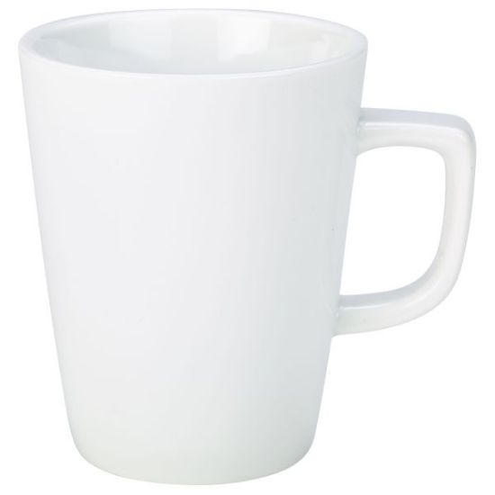 Picture of GENWARE PORCELAIN WHITE LATTE MUG 34CL 12oz (6)