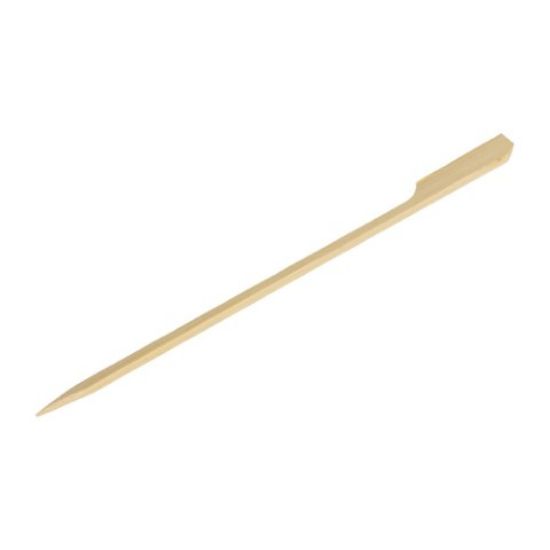 Picture of BAMBOO PADDLE SKEWER 180MM BIODEGRADABLE (PACK OF 100)