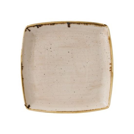 Picture of STONECAST NUTMEG CREAM DEEP SQUARE PLATE 10.5" (6)