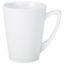 Picture of GENWARE PORCELAIN WHITE ANGLED HANDLED MUG 35CL 12.25oz (6)