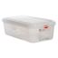 Picture of POLYPROPYLENE GASTRONORM CONTAINER GN 1/3 100MM 4LTR COLOUR CODED WITH LABEL