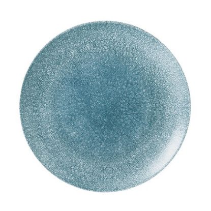 Picture of RAKU TOPAZ BLUE COUPE PLATE 10.25" (12)