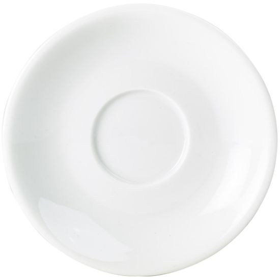 Picture of GENWARE PORCELAIN WHITE SAUCER 12CM 4.75" (6)