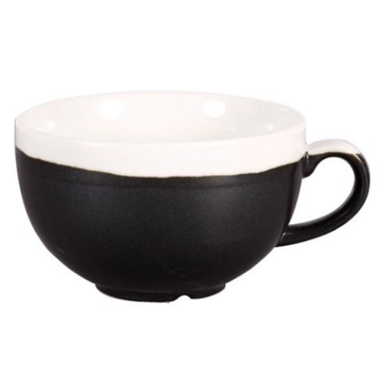 Picture of CHURCHILL MONOCHROME CAPPUCCINO CUP 8oz ONYX BLACK (CASE OF 12)