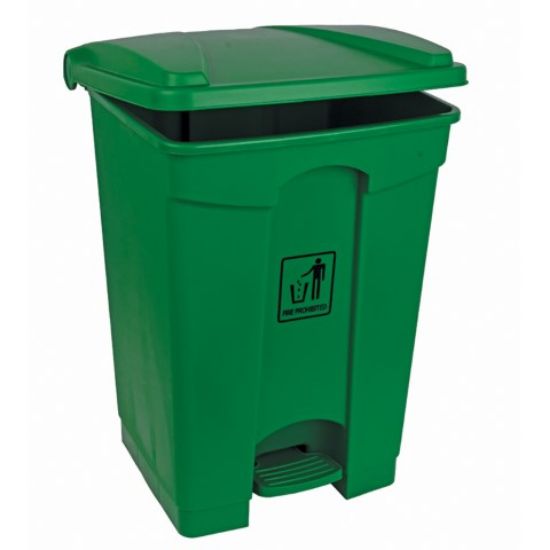 Picture of 45LTR GREEN PEDAL BIN H610XL400XW405