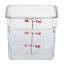 Picture of CAMBRO CAMSQUARES 6QT 5.7LTR POLYCARB FOOD STORAGE CONTAINER 215x215x185 *P