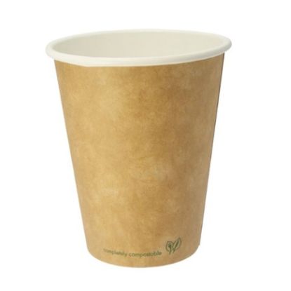 Picture of CASE OF (1000) VEGWARE 8OZ BROWN KRAFT HOT CUP 79 SERIES