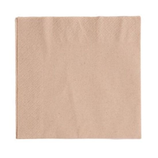 Picture of VEGWARE UNBLEACHED NAPKIN 2PLY 33cm (PACK OF 100)