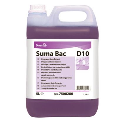 Picture of SUMA BAC D10 SANITISER PURPLE 5L (CASE OF 2) **LQ**