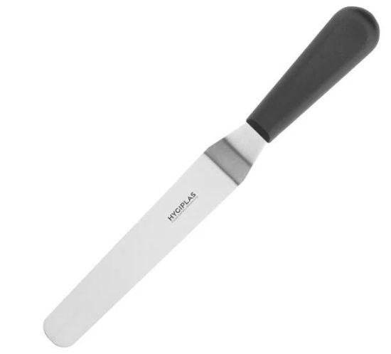 Picture of HYGIPLAS ANGLED BLADE PALETTE KNIFE BLACK 19CM