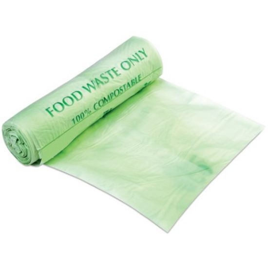 Picture of COMPOSTABLE BIN LINER 585MMX 660MM (30X10)35LTR