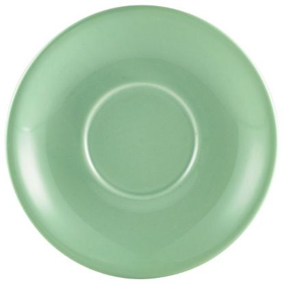 Picture of GENWARE PORCELAIN GREEN SAUCER 13.5CM (6)