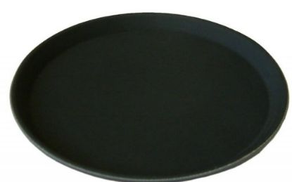 Picture of NON SLIP ROUND TRAY 16" BLACK