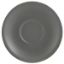 Picture of GENWARE PORCELAIN MATT GREY SAUCER 13.5CM (6)