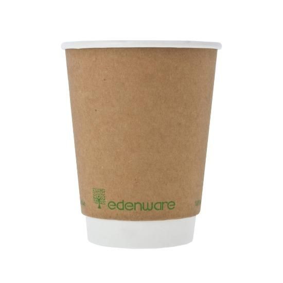 Picture of EDENWARE PAPER DOUBLE WALL COFFEE CUP 8oz  (PACK OF 25)