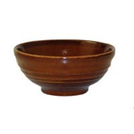 Picture of CHURCHILL BIT ON THE SIDE RIPPLE SNACK BOWL 10oz CINNAMON (CASE OF 12)