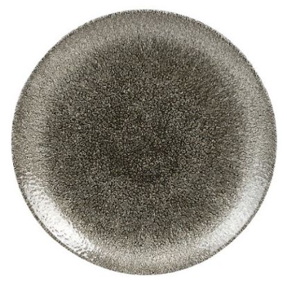 Picture of RAKU QUARTZ BLACK COUPE PLATE 8.26" (12) *P