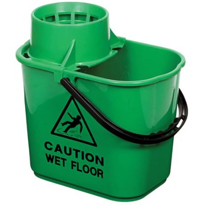 Picture of PROFESSIONAL BUCKET & WRINGER 15LTR GREEN